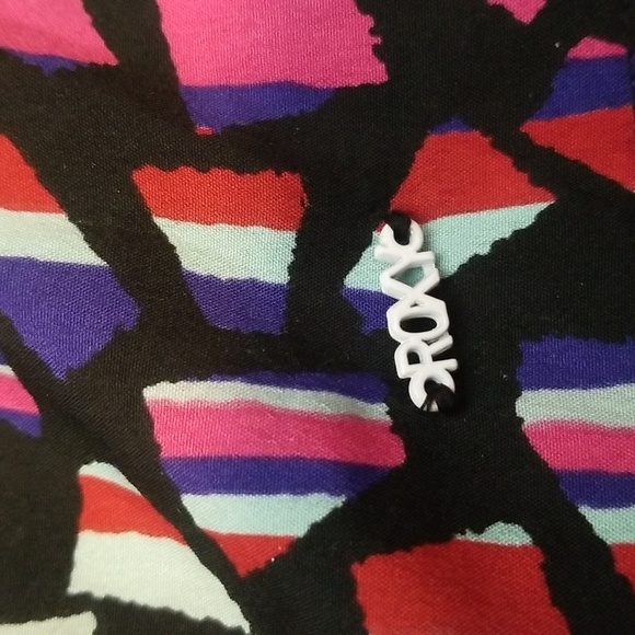 Roxy Love Seeker Colorful Geometric Print Dress - Picture 8 of 8